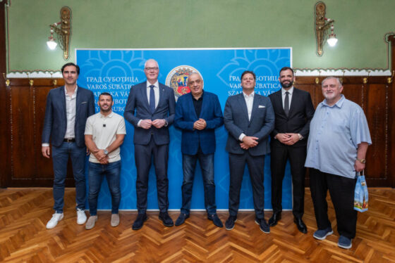 A Szerb Olimpiai Bizottság végrehajtó bizottságának tagjai Szabadkára látogattak